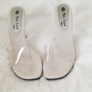 Too Lips sling back heals